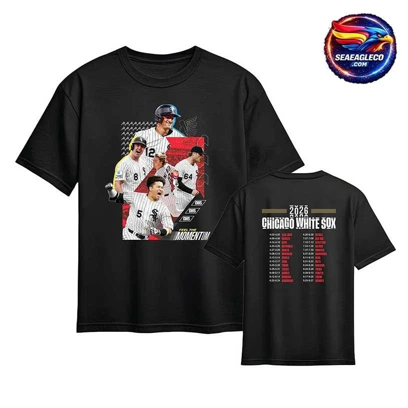 2026 Giveaway White Sox Opening Day Two Sided Shirt Unisex