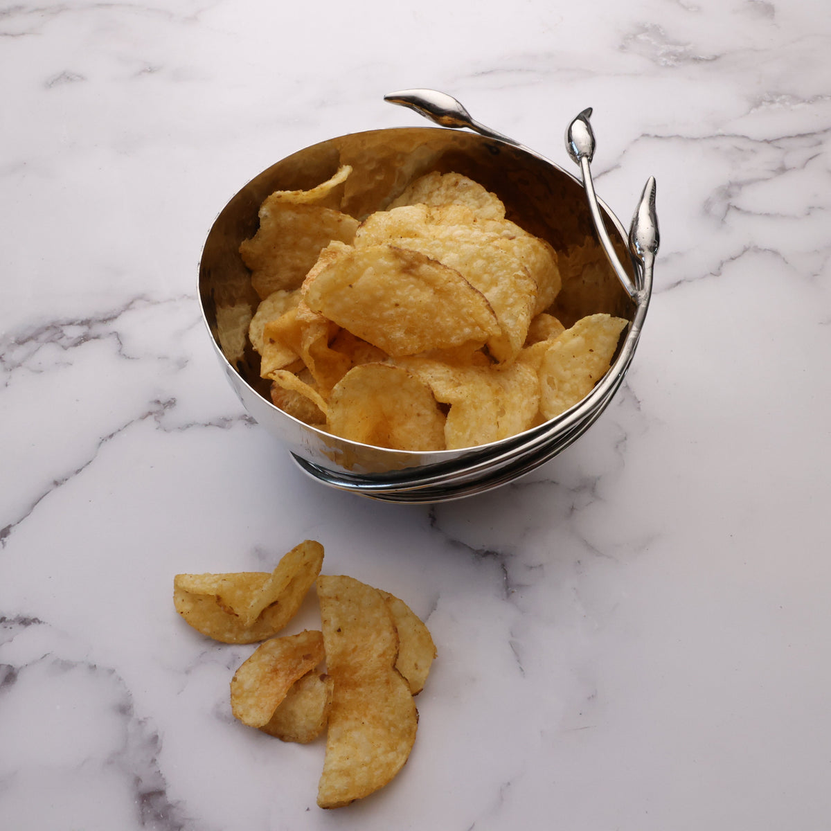 Hammered Chilly Nut Bowl
