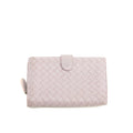 Bottega Veneta Pink Quilted Bifold Long Wallet #3999