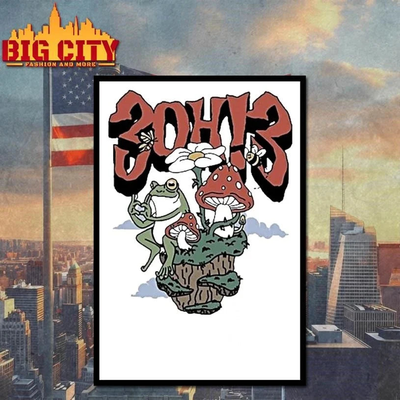 3oh3 Frog White 2026 Shirt Unisex