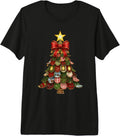 Christmas Coquette Bow Tree Xmas Bows Girl Women Holiday Premium Tri-Blend T-Shirt