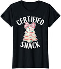 Funny Christmas Tree Cake Looking Like A Certified Snack T-Shirt