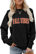 Fall Vibes Sweatshirt, Get Cozy Shirt Women Crewneck Autumn Season Sweater Weather Pullover Retro Winter Casual Tops