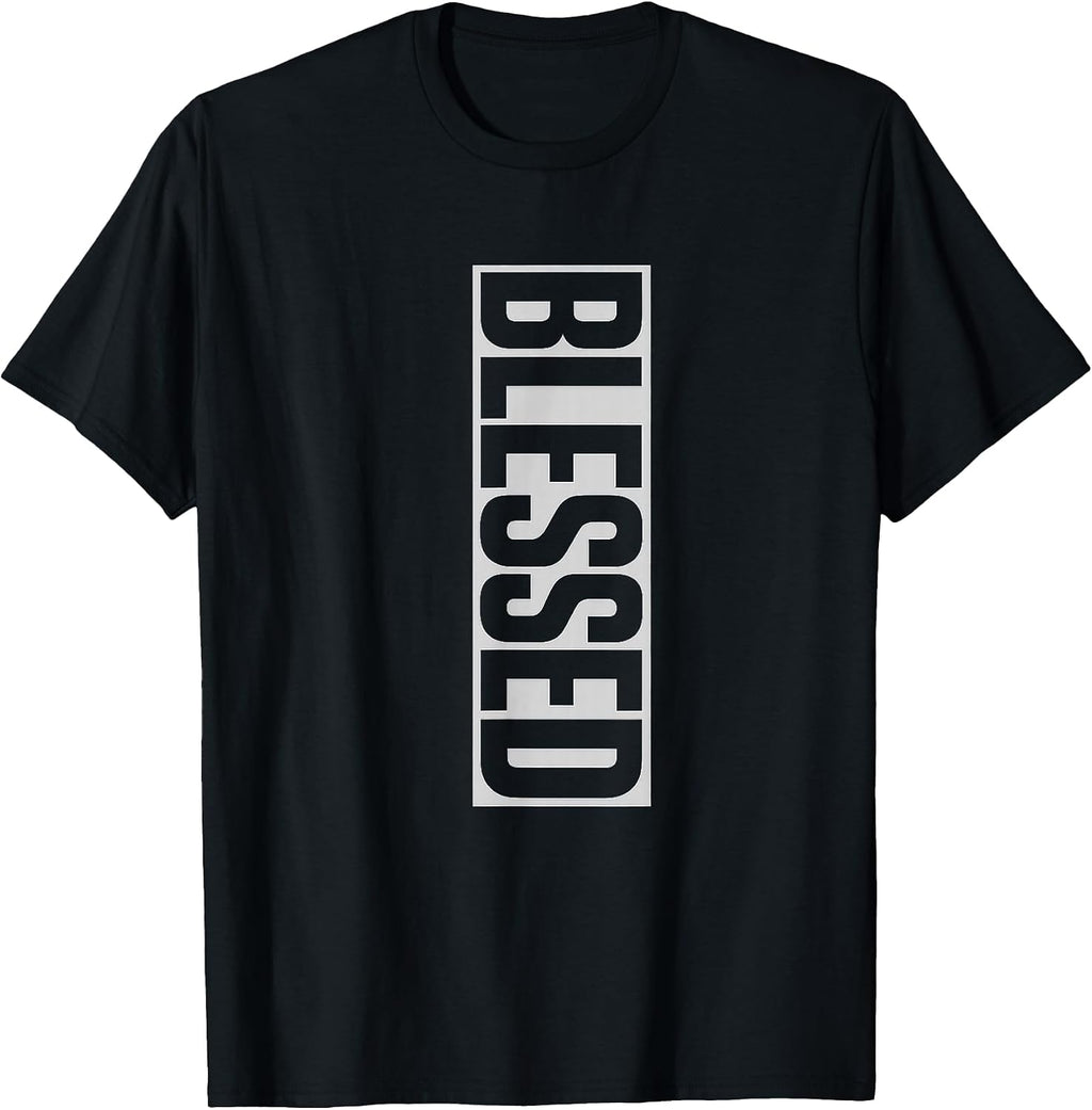 Grateful and Blessed Christian Inspirational Bible Faith T-Shirt