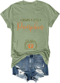 Growing A Little Pumpkin Shirt Funny Halloween Pumpkin Pregnant T-Shirt