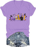 Halloween Teacher Shirt Cute Preschool Teacher School Supplies T-Shirt
