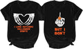 I Love Matching Halloween Shirts, Funny Halloween Skeleton Hand Couple T-Shirt