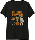 Ghoul Power Retro Halloween Squad Premium Tri-Blend T-Shirt