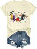 Spooky School Supplies Shirt Halloween Teacher Shirt Cute Fall T-Shirt