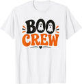 Boo Crew Retro Halloween Ghost Family Matching Spooky Season T-Shirt
