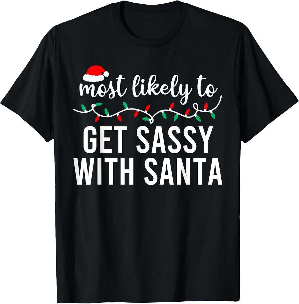 Most Likely To Christmas Co Family Shirts Pajamas
