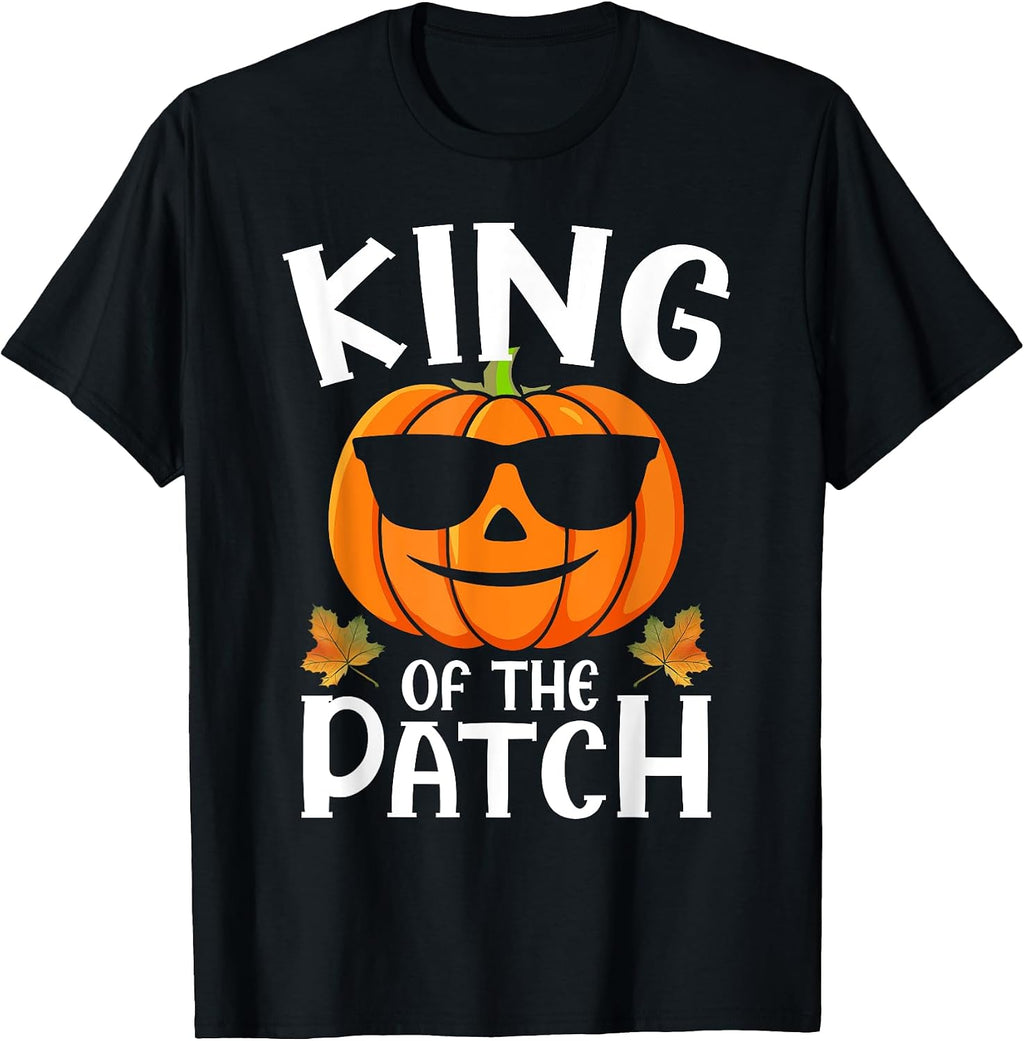 Pumpkin King of The Patch Halloween Family Matching T-Shirt