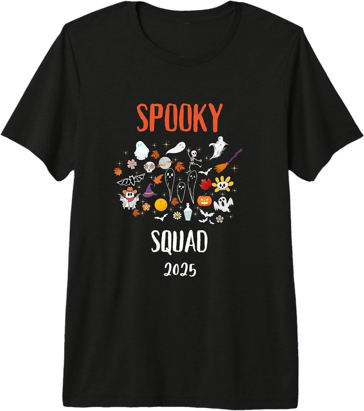 2025 Spooky Squad Matching Family Halloween Premium Tri-Blend T-Shirt