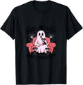 Amazing Spooky Creepy Halloween Ghost with Dogs T-Shirt