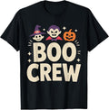 Boo Crew Family Matching Retro Halloween T-Shirt