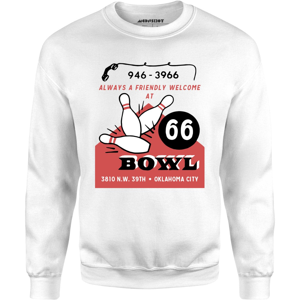 66 Bowl - Oklahoma City, OK - Vintage Bowling Alley - Unisex