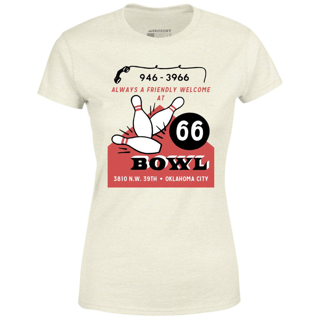 66 Bowl - Oklahoma City, OK - Vintage Bowling Alley - Women's
