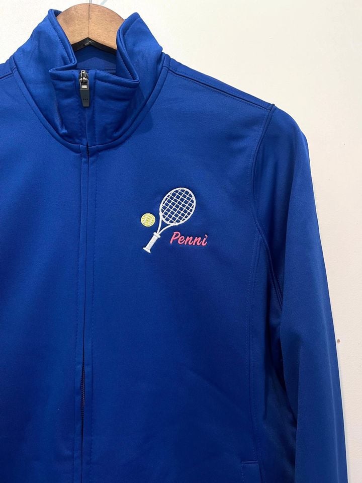 Personalized Tennis Sweatshirt: Quarter-Zip Style (Men & Women)