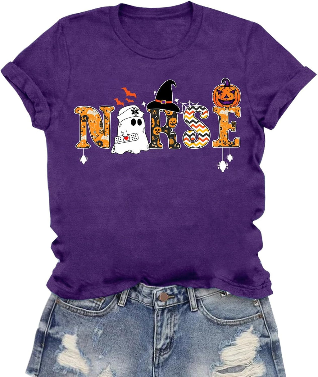 Nurse Shirt for Women Nurses Week T-Shirt Nursing Life Tee Tops