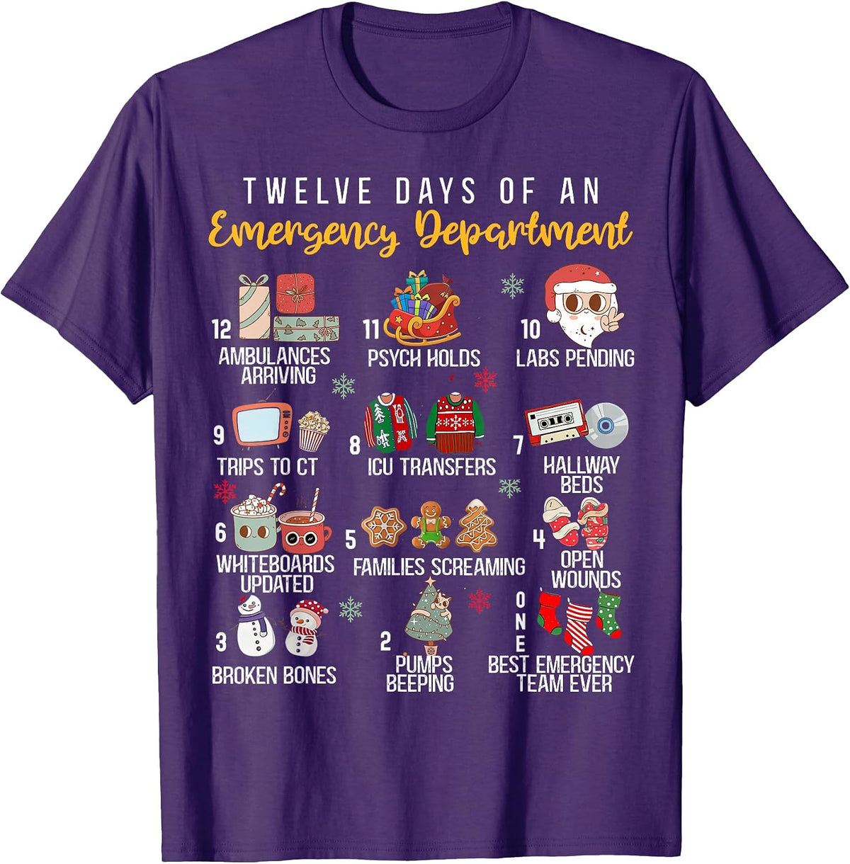 Emergency Department Christmas ER Nurse