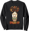 Pumpkin Spiced Up Pumpkin Spice Latte Fall Season Halloween Sweatshirt