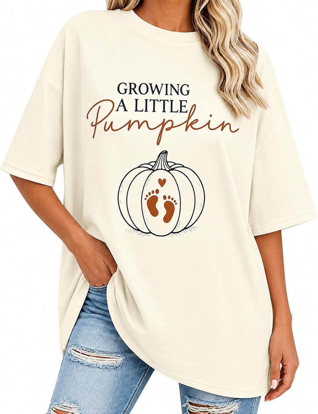 Halloween Maternity Shirt Women Pumpkin Pregnancy Tee