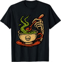 Skeleton Coffee Spooky Skull Brew for Halloween Lover Fans T-Shirt