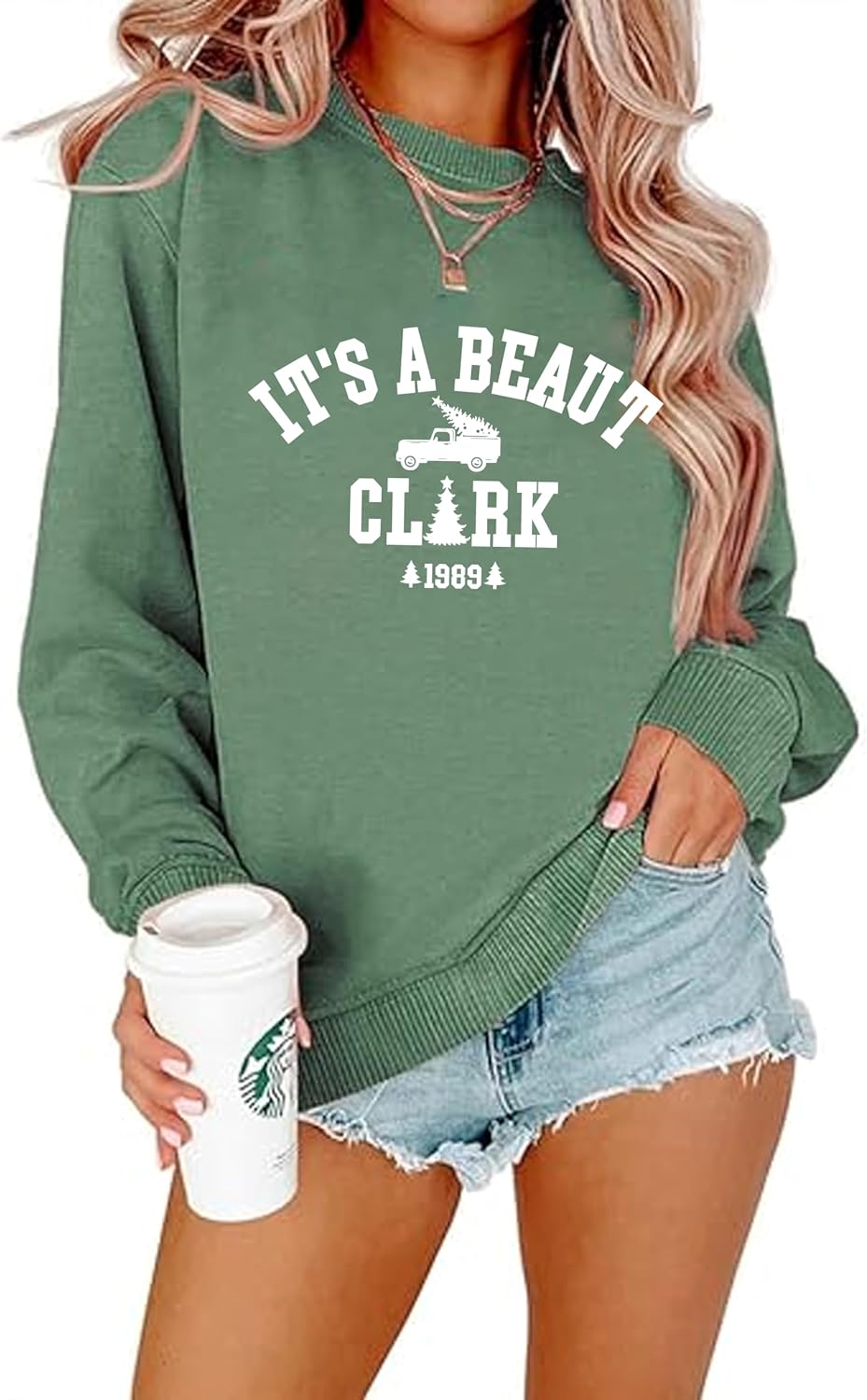 Christmas Sweatshirts for Women It's A Beaut Clark Sweatshirts