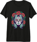 Dia De Los Muertos Floral Sugar Skull La Catrina