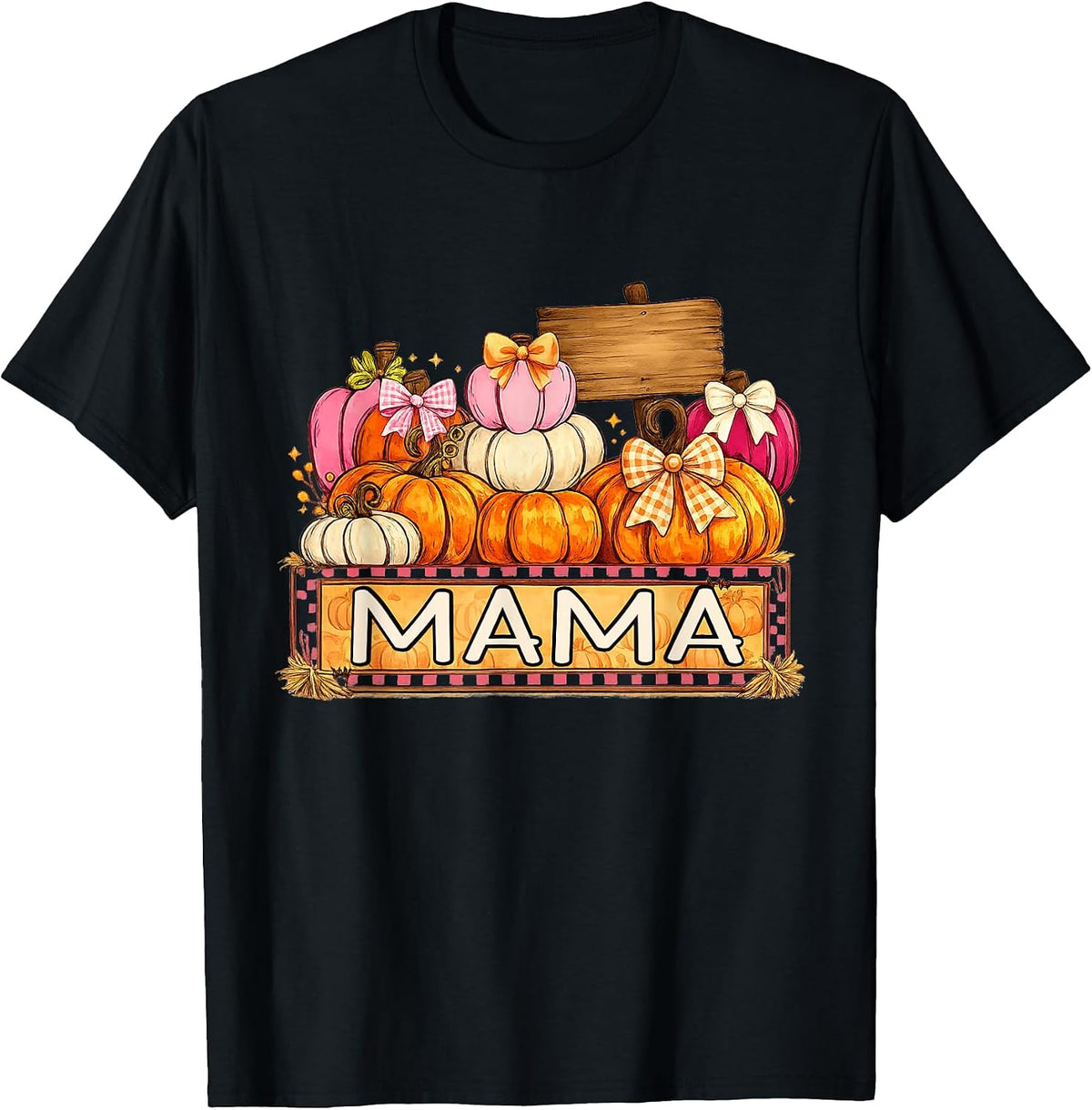 Pumpkin Mama Halloween Family Matching T-Shirt