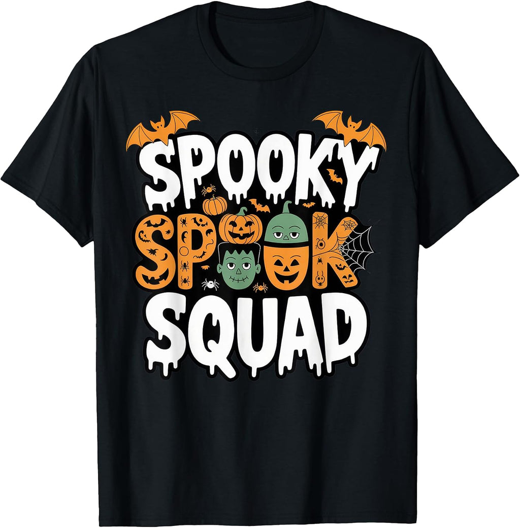 Spooky Spook Squad Halloween Enthusiasts Fun Party Outfit T-Shirt
