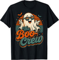 The Boo Crew Funny Friends Ghost Matching Family Halloween T-Shirt