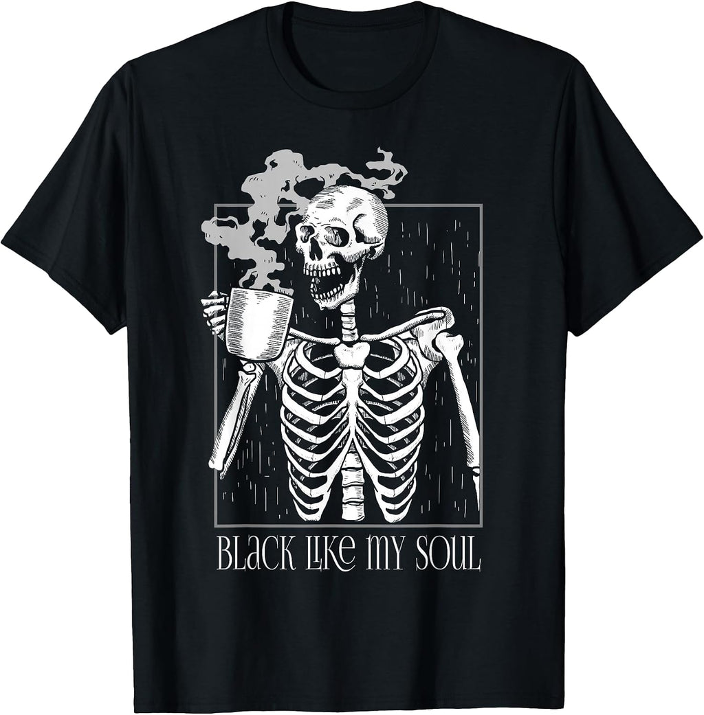 Black Like My Soul Coffee Drinker Gift Tees
