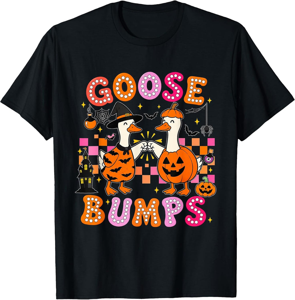 Goose Bumps Goosebumps Halloween Silly Meme Funny Fist Humor T-Shirt