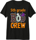 Halloween 5th Grade Boo Crew Outfit for Spooky Season Premium Tri-Blend T-Shirt