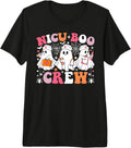 NICU Boo Crew Nurse Ghost Halloween Costume Premium Tri-Blend T-Shirt
