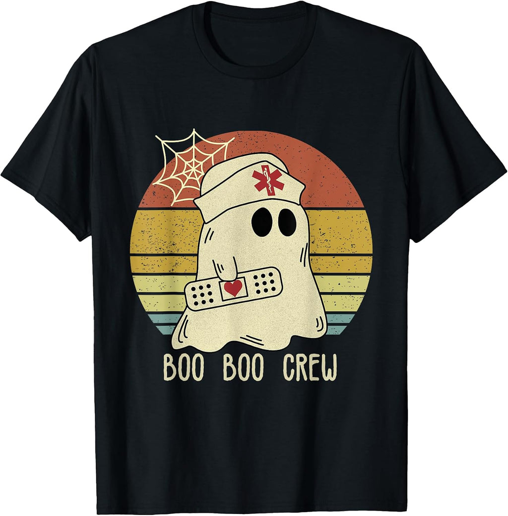 Boo Boo Crew Nurse Halloween Nurse for Women T-Shirt