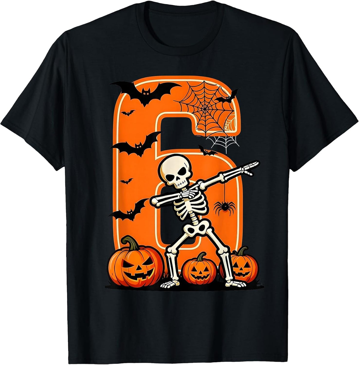 Six Seven Meme Couple Matching Skeleton Pumpkin Halloween T-Shirt