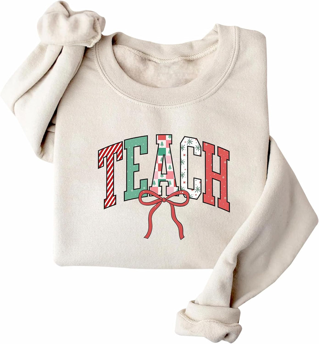 Christmas Teach Sweatshirt Christmas Teacher Sweatshirt & Hoodie
