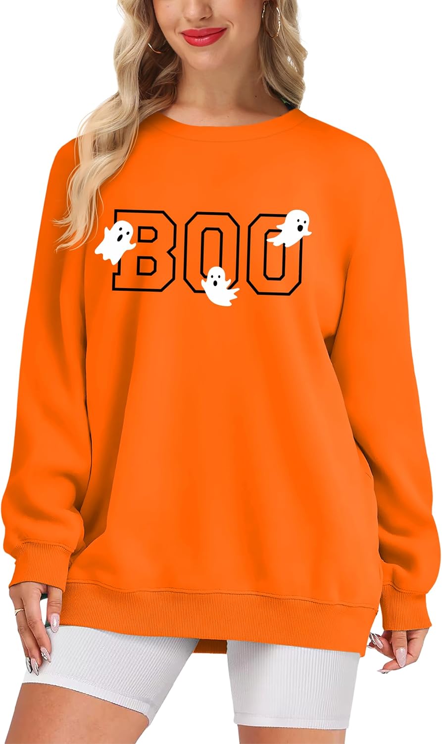 Mens Halloween Pumpkin Sweatshirt Cosplay Costume Tshirts