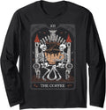 Skeleton Mug Coffee Cup Meme Long Sleeve T-Shirt