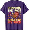 Running The Race Before Stuffing My Face Turkey Trot Running T-Shirt