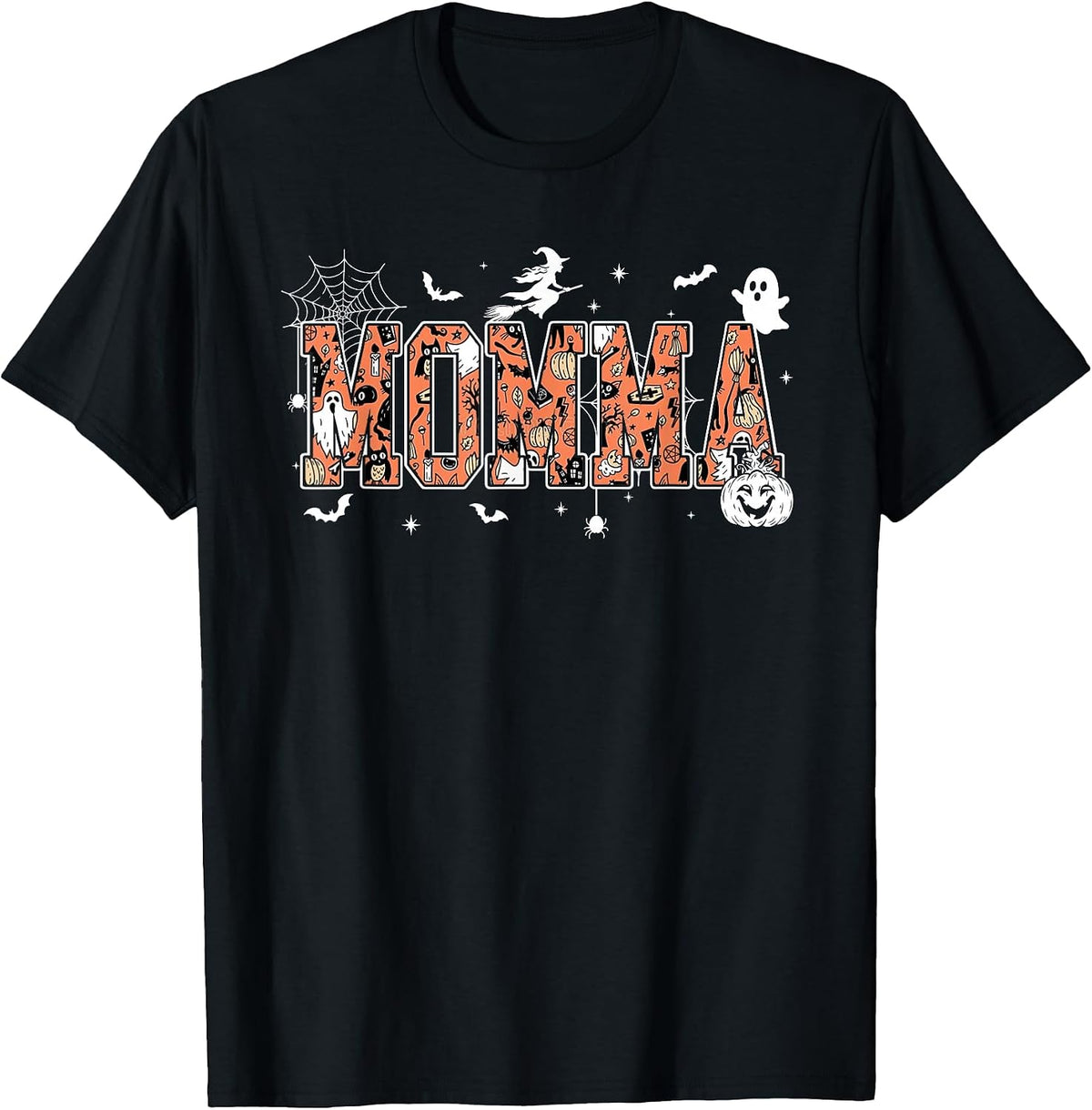 Momma Halloween Pumpkin Family Matching T-Shirt