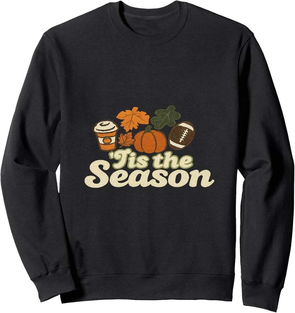 Cozy Autumn Vibes | Fall Coffee Pumpkin Season Graphic Sweatshirt