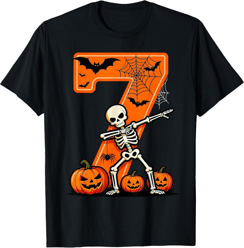 67 Six Seven Meme Couple Matching Skeleton Pumpkin Halloween T-Shirt