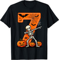 67 Six Seven Meme Couple Matching Skeleton Pumpkin Halloween T-Shirt