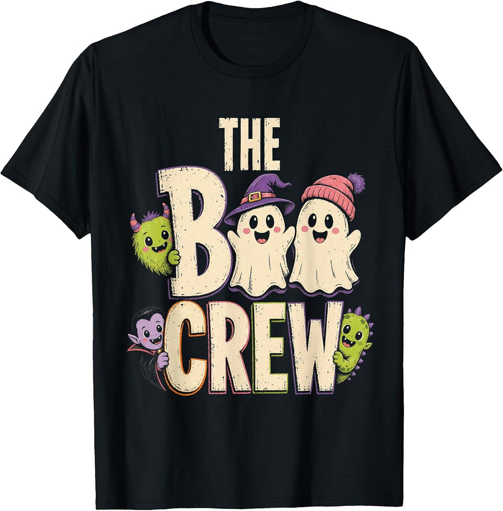 Halloween Family The Boo Crew Ghost Matching Group T-Shirt