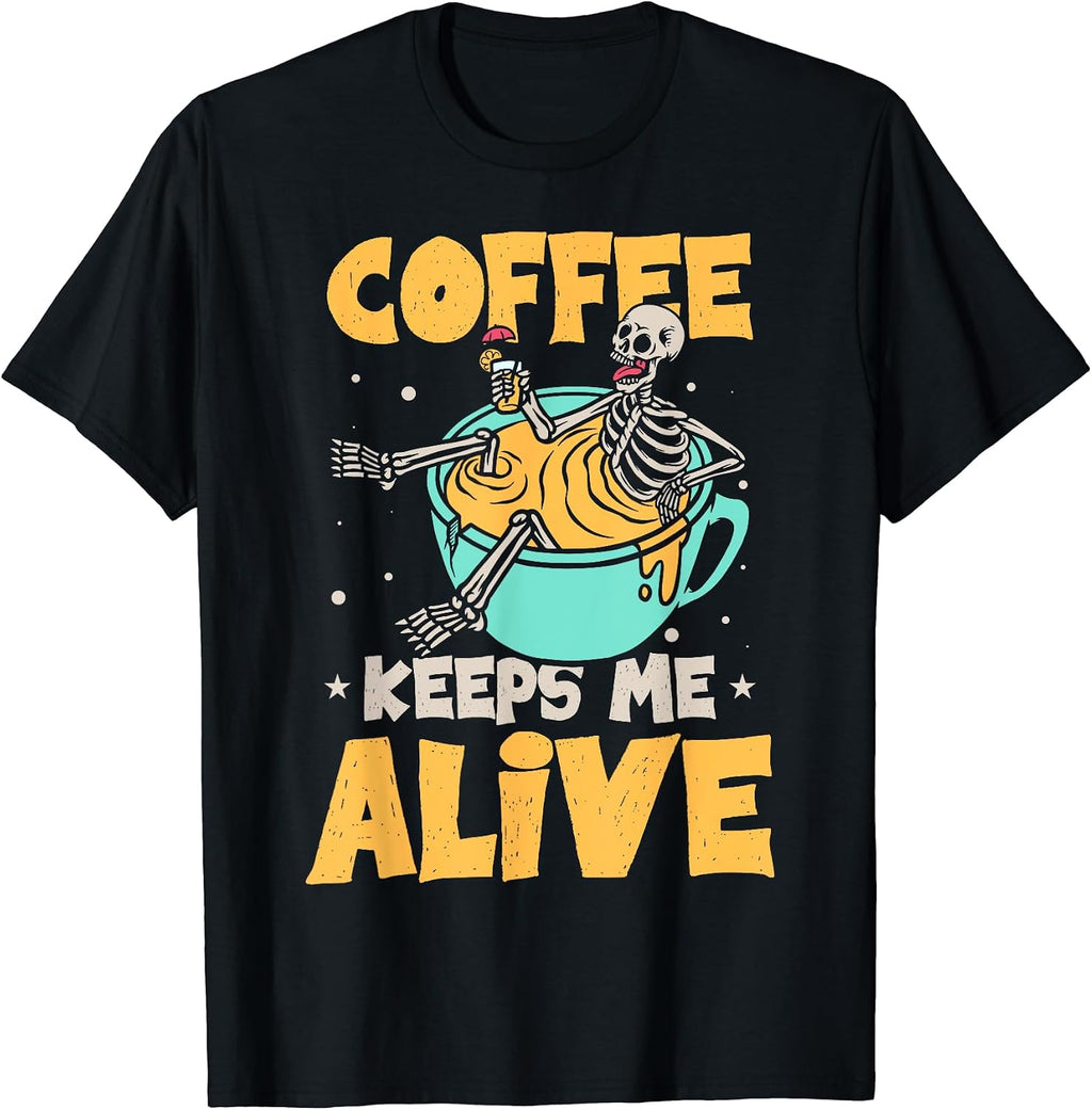 Cafe Skeleton Coffee Clothing
