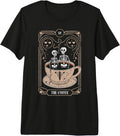 Coffee Cup Skeleton Lovers On A Premium Tri-blend T-Shirt