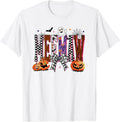 Meemaw Pumpkin Fall Halloween Family Matching T-Shirt